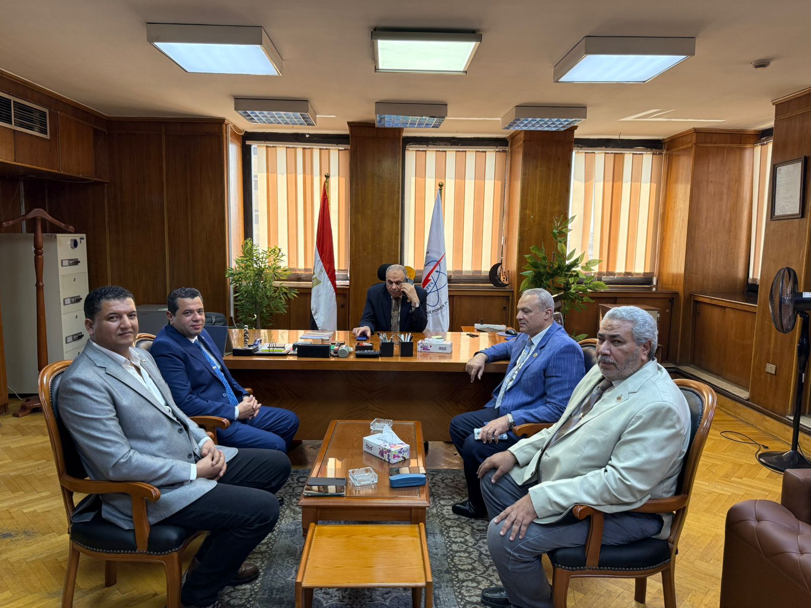 صيانة وتطوير  التكييف المركزي - مبنى هيئة المحطات النووية